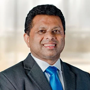 Portrait of S B Rangamuwa, Managing Director.